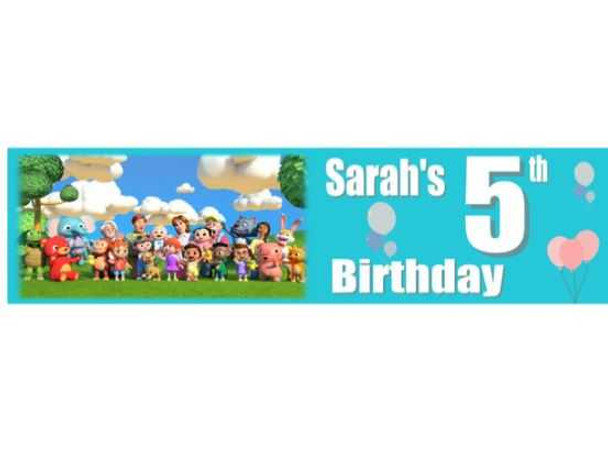 Personalised CoComelon Banner